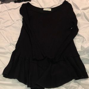 Women’s boutique waffle knit shirt